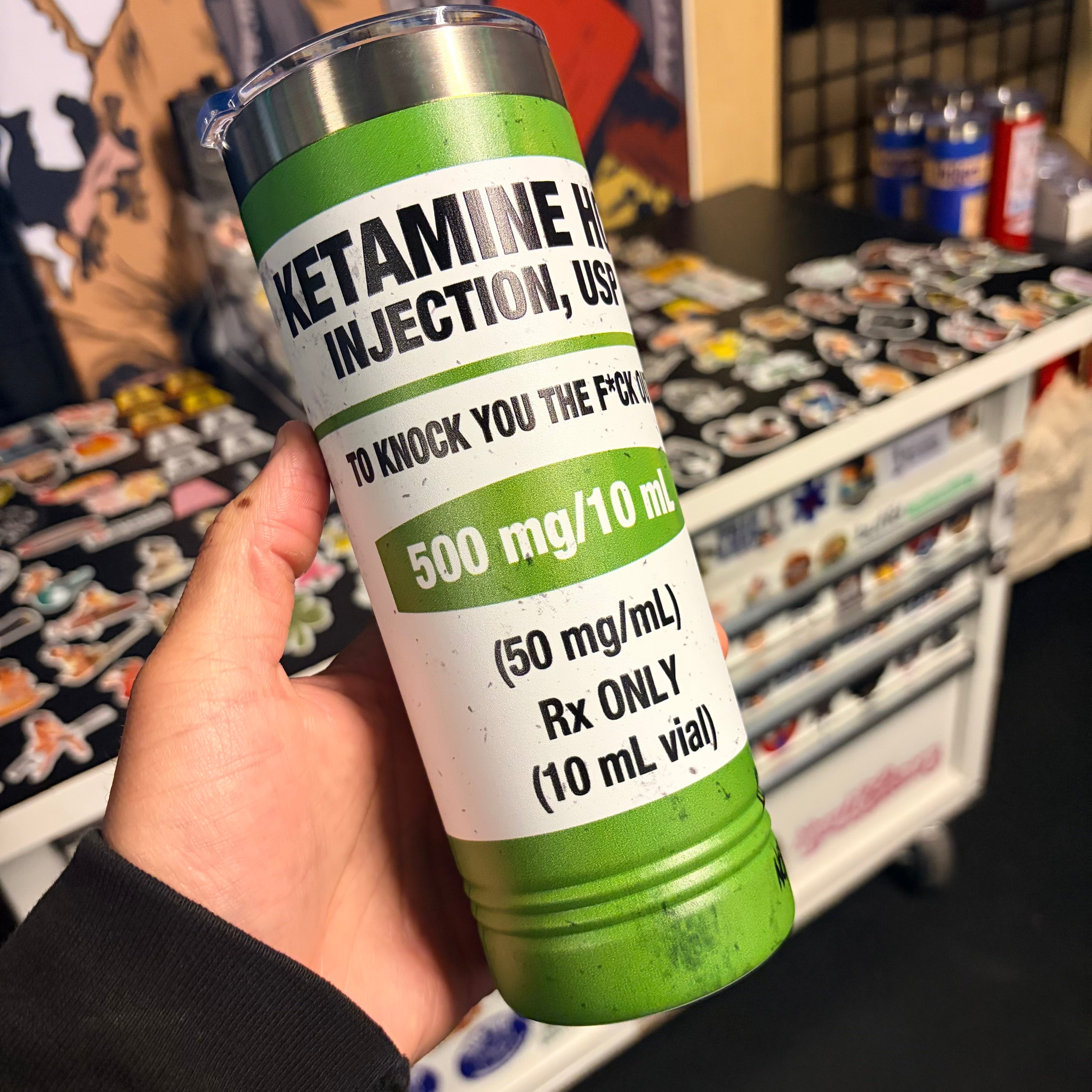 Ketamine 22oz Stainless Steel Tumbler