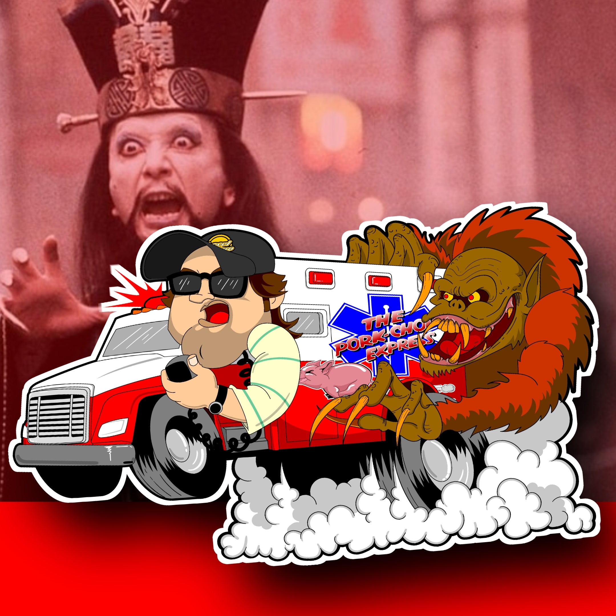 Porkchop Express sticker - Level Zero EMS
