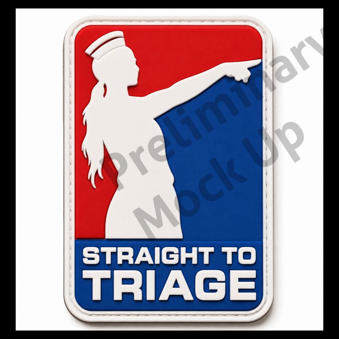 Nurse Cunningham PVC patch PRE-SALE