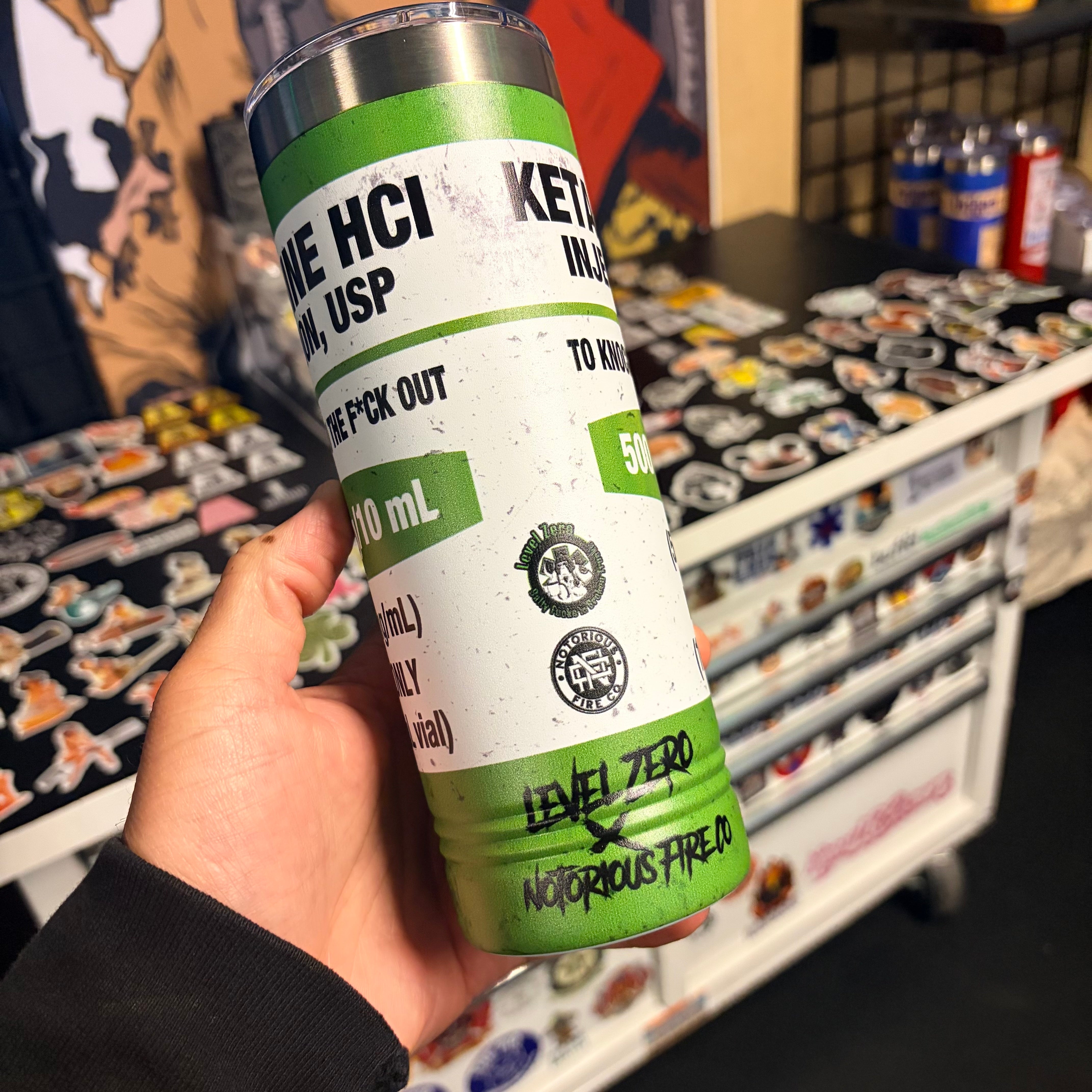 Ketamine 22oz Stainless Steel Tumbler