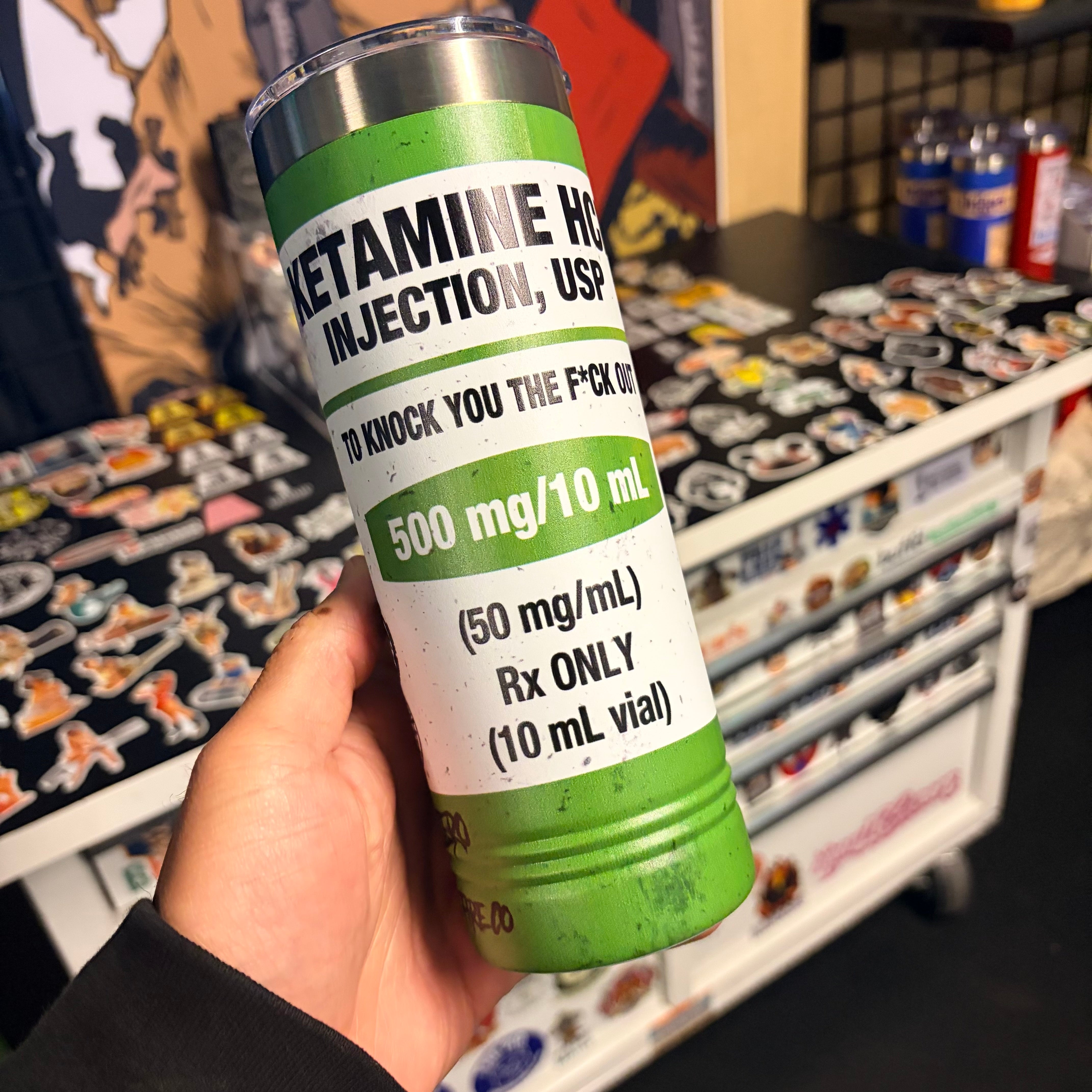 Ketamine 22oz Stainless Steel Tumbler