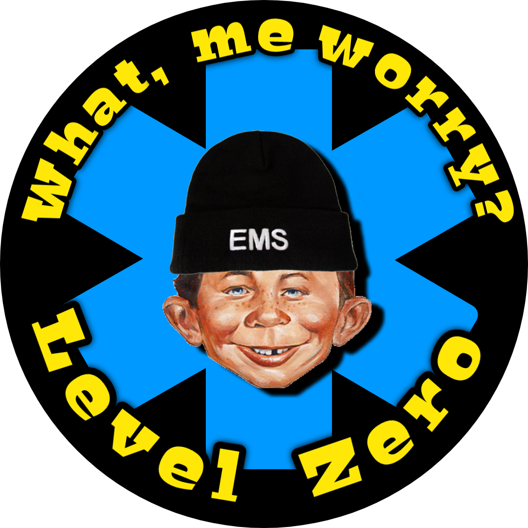 What Me Worry Sticker - Level Zero EMS