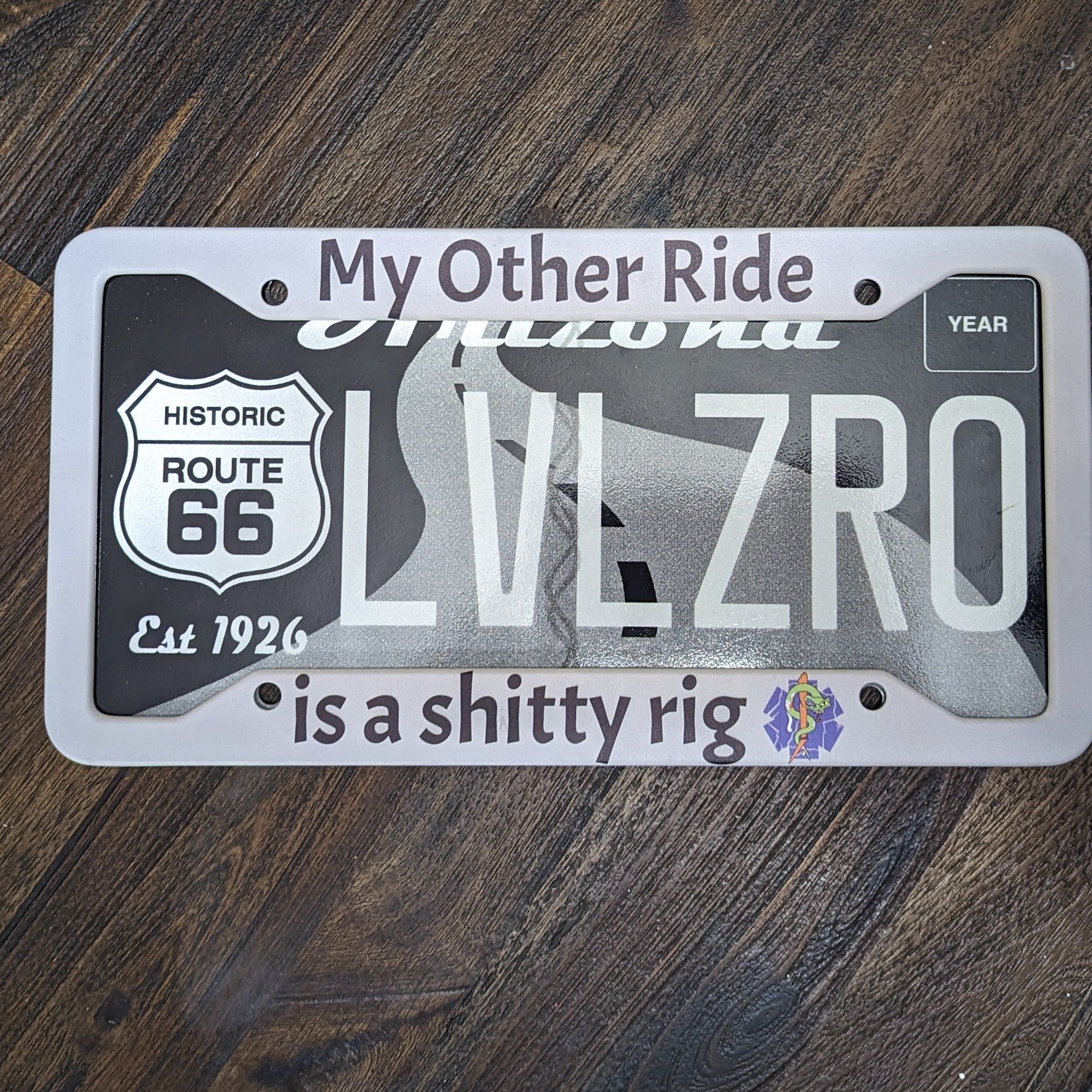 SRA License Plate Frame